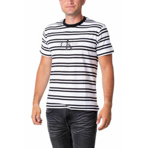 Calvin Klein pánské proužkované tričko - L (BAE)
